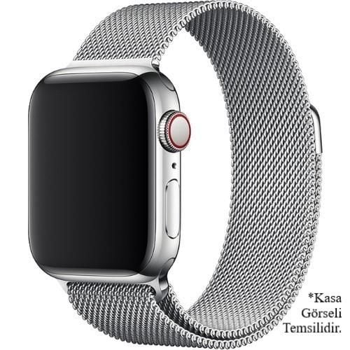 Apple Watch Kordon 40 mm Paslanmaz Çelik Manyetik Kapatmalı Kayış