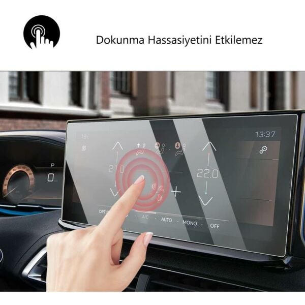 Peugeot Partner Van 10 inç Mat Ekran Koruyucu Multimedya