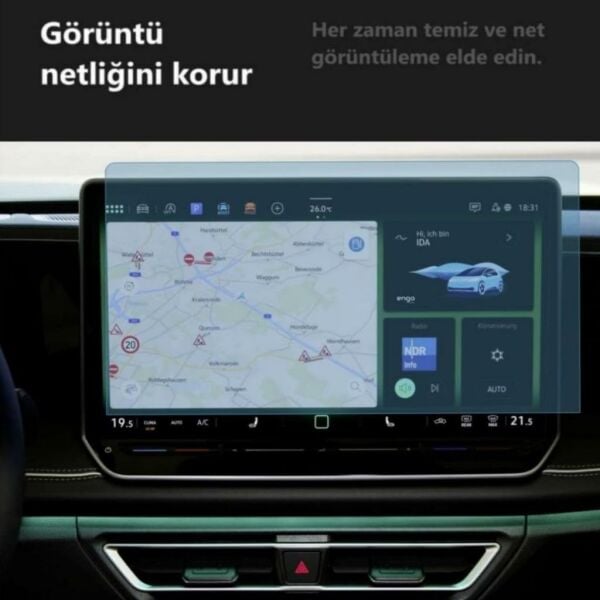 Volkswagen Golf 8.5 10.3 inç Multimedya Ekran Koruyucu Nano