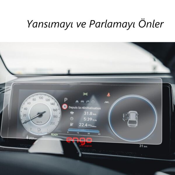 Hyundai Inster 10.25 inç Mat Ekran Koruyucu Dijital Gösterge