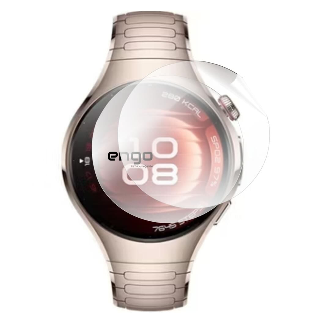 Huawei Watch 5 Ekran Koruyucu 42mm TPU Şeffaf 2 Adet