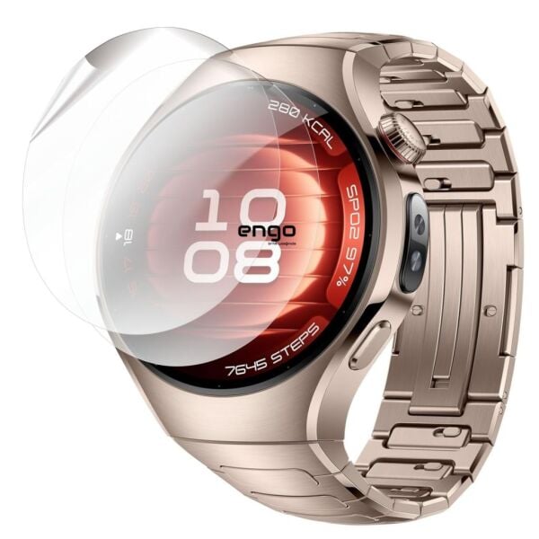 Huawei Watch 5 Ekran Koruyucu 42mm TPU Şeffaf 2 Adet