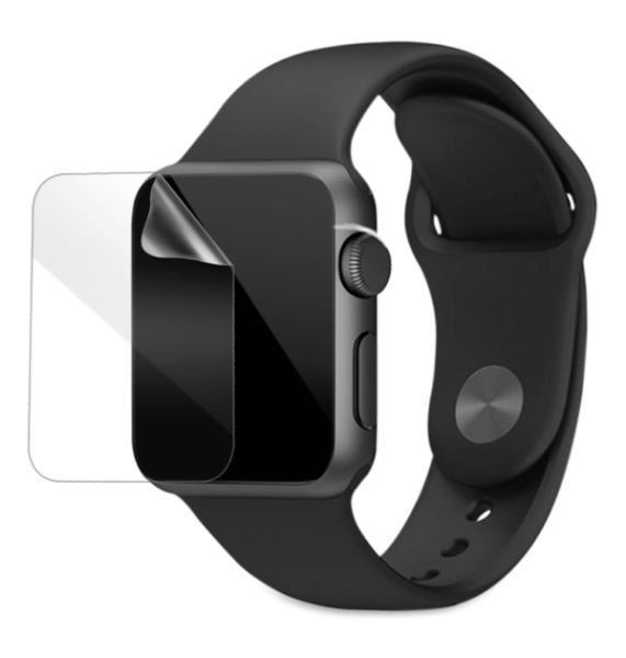 Apple Watch Series 3 38 MM Ekran Koruyucu Şeffaf TPU Film 2 Adet