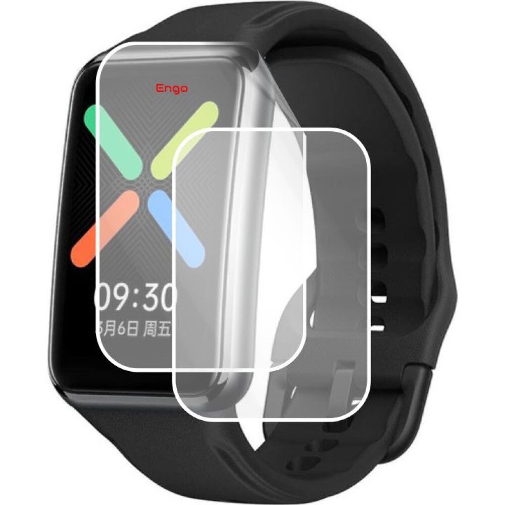 Oppo Watch Free Ekran Koruyucu Şeffaf TPU Film 2 Adet
