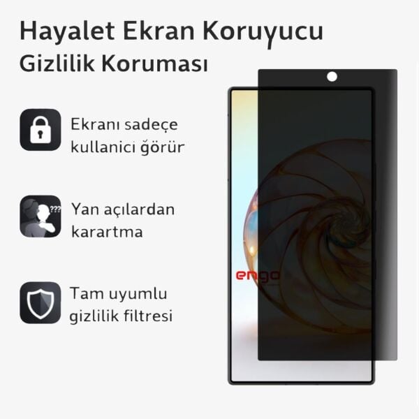 ZTE Nubia Z60 Ultra Hayalet Ekran Koruyucu 9H Nano Şeffaf
