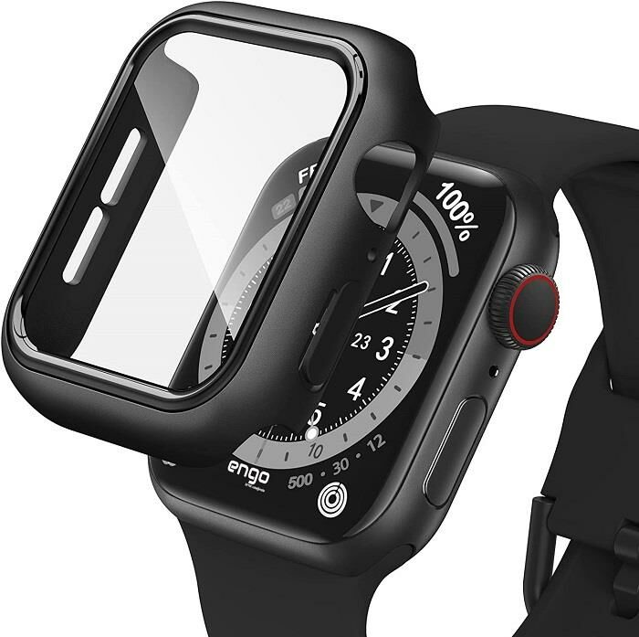 Apple Watch SE Ekran Koruyucu Kılıf Sert PC Kasa Watch SE 40mm
