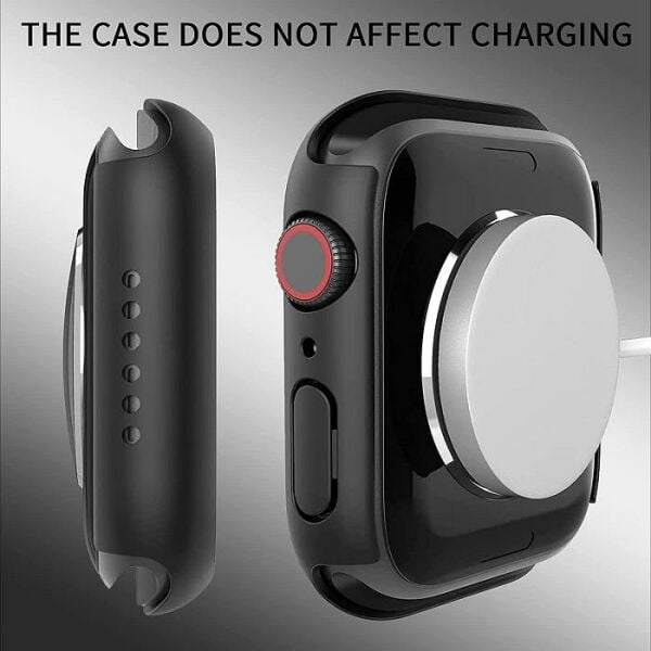 Apple Watch SE Ekran Koruyucu Kılıf Sert PC Kasa Watch SE 40mm