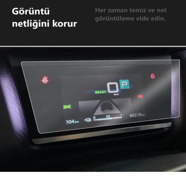 Citroen C4 X 5 inç Mat Ekran Koruyucu Dijital Gösterge