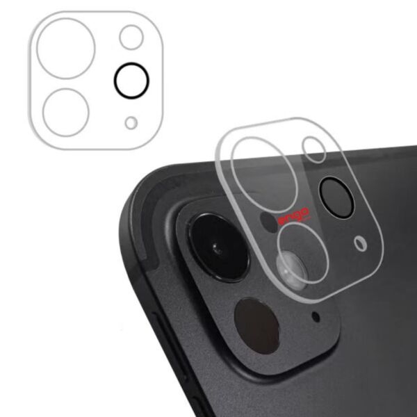 Apple iPad Pro 12.9 inç Kamera Koruyucu 3D Temperli Cam