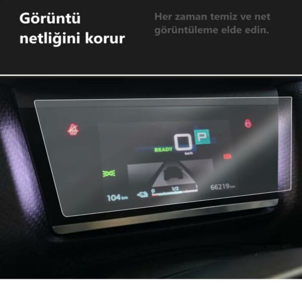 Citroen E-C4 X 5 inç Mat Ekran Koruyucu Dijital Gösterge