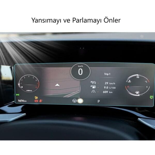 Opel Frontera 10 inç Mat Ekran Koruyucu Dijital Gösterge