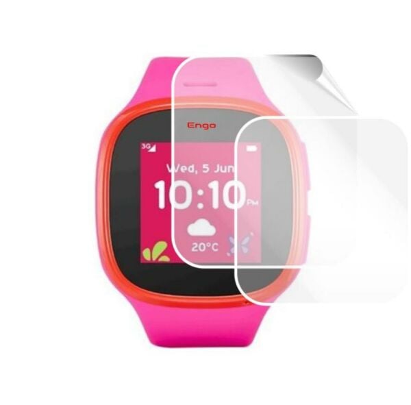 Alcatel Movetime MT30G Saat Ekran Koruyucu Şeffaf TPU Film 2 Adet