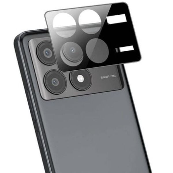 Xiaomi Poco F6 Pro Kamera Koruyucu 9H Sertlik Temperli Cam