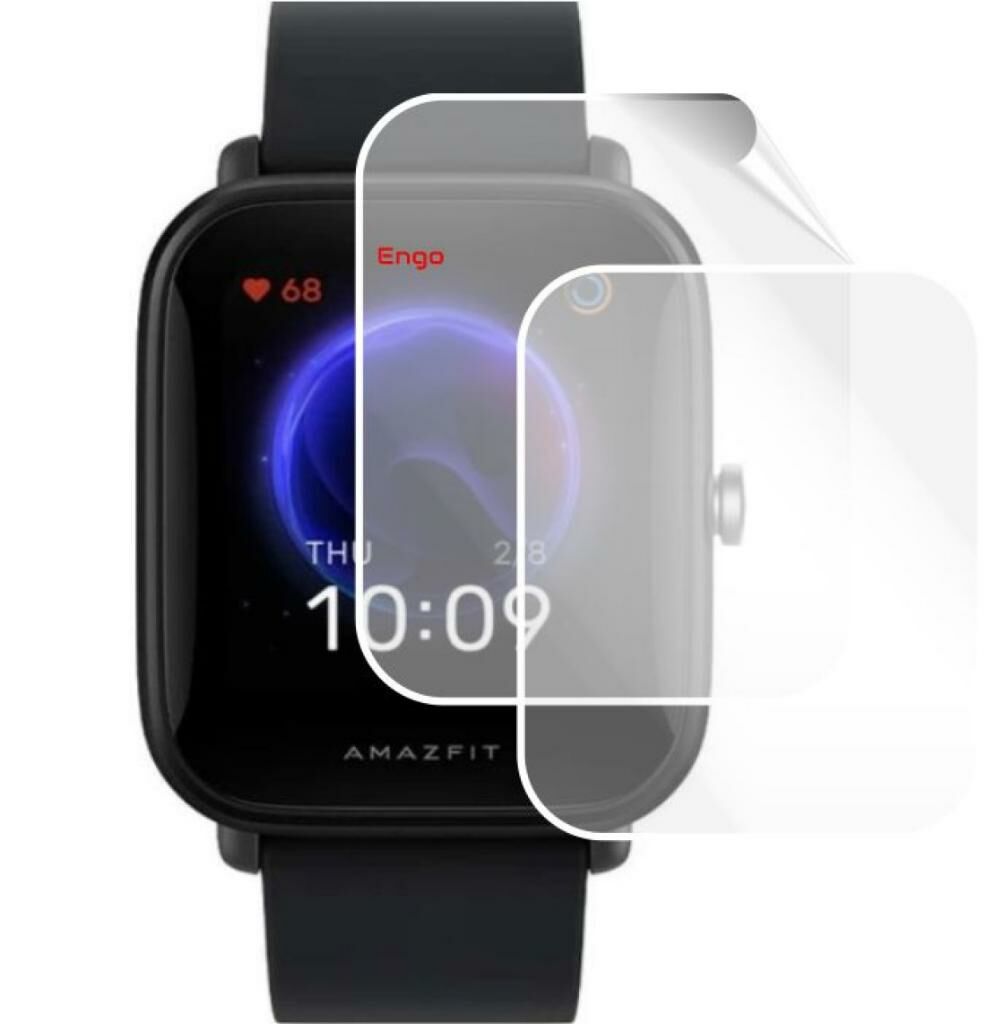 Amazfit Bip U Pro 40mm Ekran Koruyucu Tam Kaplama TPU Film 2 Adet