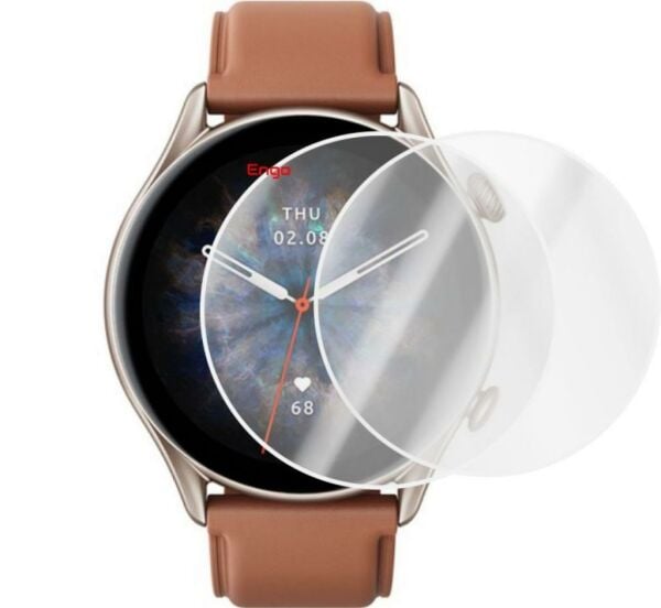 Amazfit Gtr 3 Pro Saat Ekran Koruyucu Tam Kaplama TPU Film 2 Adet