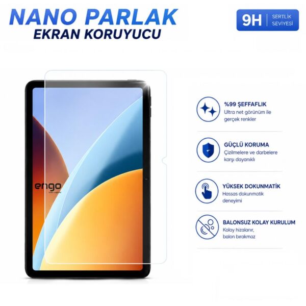 Redmi Pad 2 Ekran Koruyucu 9.7 inç 9H Nano Parlak