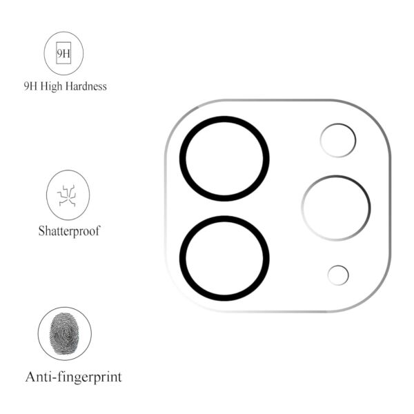 Apple iPad Pro 11 inç Kamera Koruyucu 3D Temperli Cam