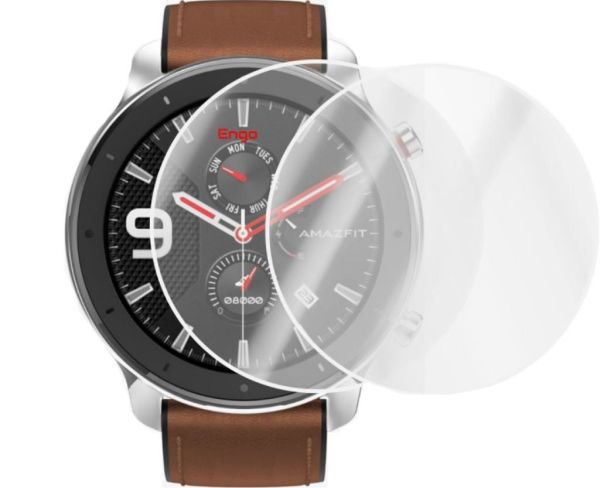 Amazfit GTR 47 MM Ekran Koruyucu Tam Kaplama TPU Film 2 Adet