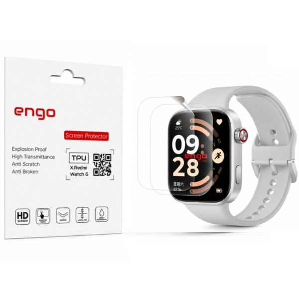 Redmi Watch 6 Ekran Koruyucu TPU Şeffaf Film 2 Adet