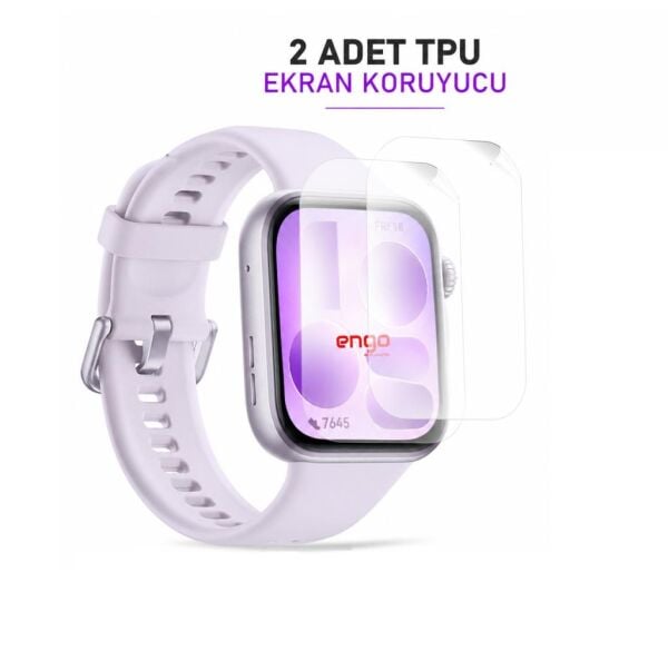 Huawei Watch Fit 5 Ekran Koruyucu TPU Şeffaf Film 2 Adet