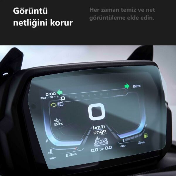 Voge SR3 Ekran Koruyucu 2024 7 inç Gösterge Paneli 9H Parlak