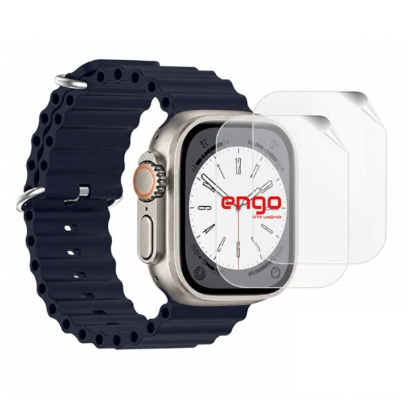 Winex Watch 8 Pro Max Ekran Koruyucu TPU Şeffaf Film 2 Adet