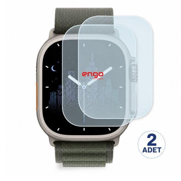Winex Watch 8 Pro Max Ekran Koruyucu Nano Şeffaf 2 Adet