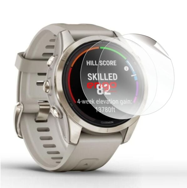 Garmin Fenix 7S Pro Ekran Koruyucu TPU Şeffaf Film 2 Adet