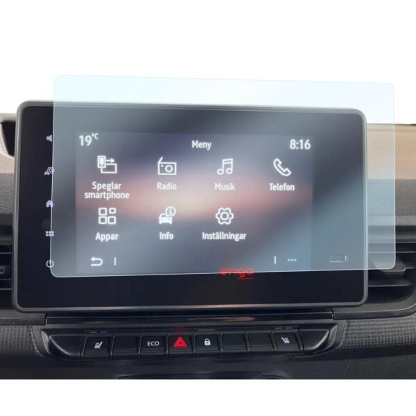 Nissan Townstar Van 8 inç Multimedya Ekran Koruyucu Şeffaf