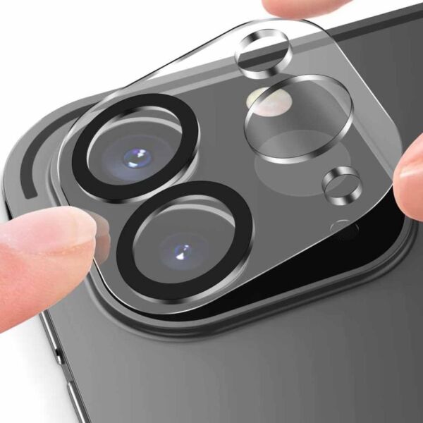 Apple iPad Pro 13 inç Kamera Koruyucu 3D Temperli Cam