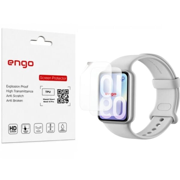 Xiaomi Smart Band 10 Pro Ekran Koruyucu TPU Film 2 Adet