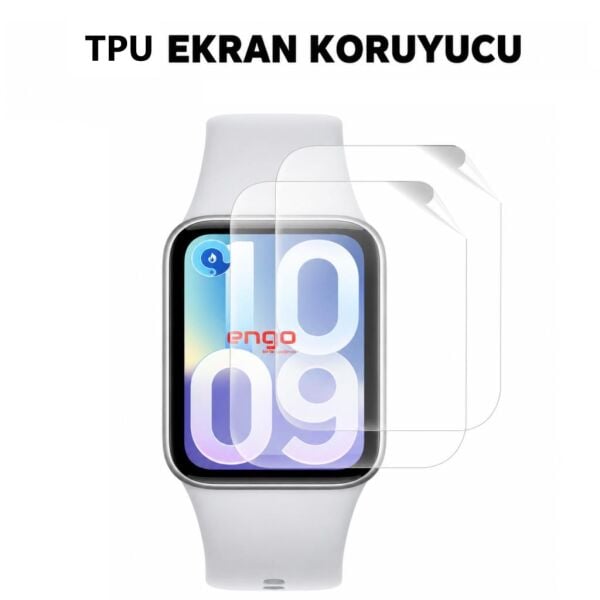 Xiaomi Smart Band 10 Pro Ekran Koruyucu TPU Film 2 Adet