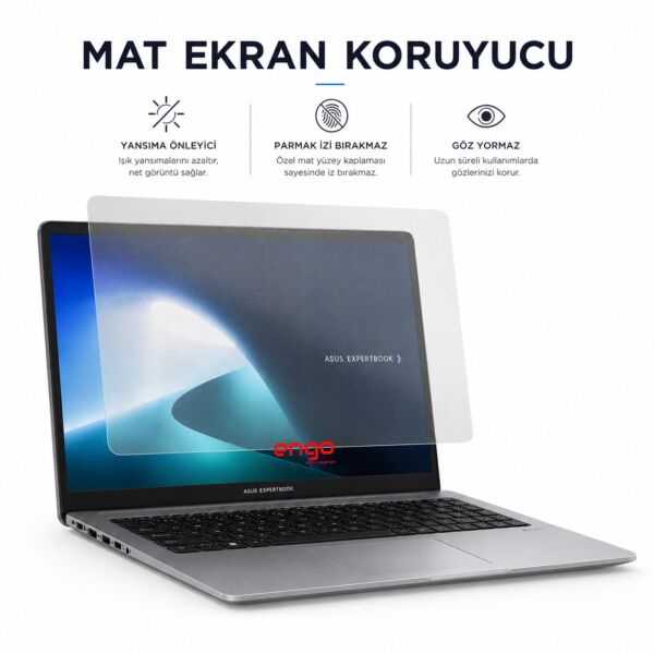 Asus ExpertBook P1 15.6 inç Mat Ekran Koruyucu Nano (P1503)