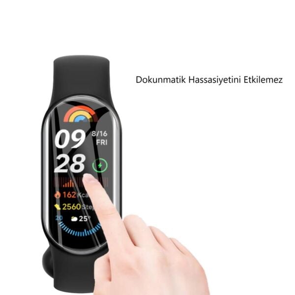 Xiaomi Smart Band 10 Ekran Koruyucu Şeffaf TPU 2'li Set