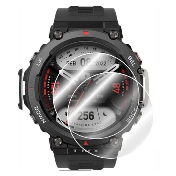 Amazfit T-Rex 3 Ekran Koruyucu Film Şeffaf TPU 2'li Set