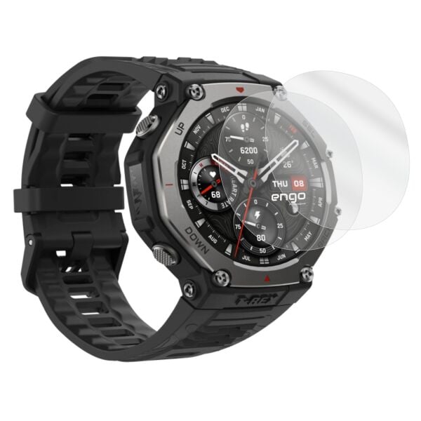 Amazfit T-Rex 3 Mat Ekran Koruyucu Anti Glare 2’li Set