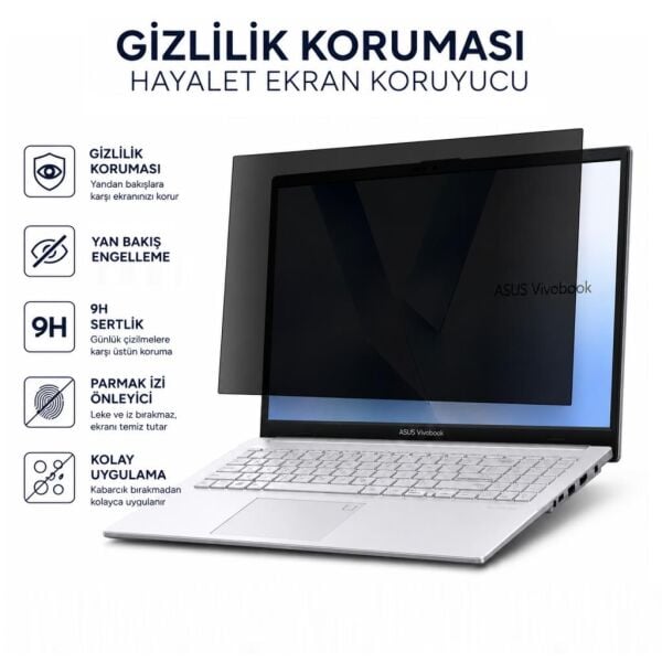 ASUS Vivobook Go 15 OLED 15.6 inç Hayalet Ekran Koruyucu