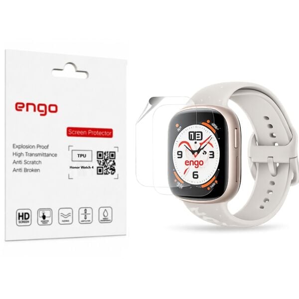 Honor Watch 4 Ekran Koruyucu TPU Şeffaf Film 2 Adet