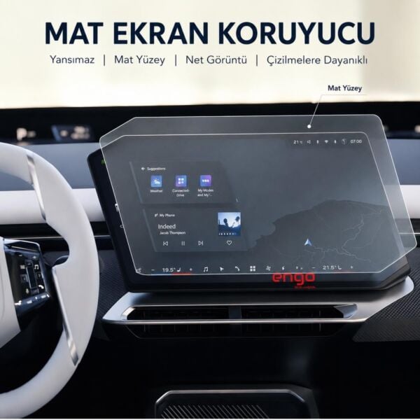 BMW iX3 Mat Ekran Koruyucu 17.9 inç Multimedya Anti Glare