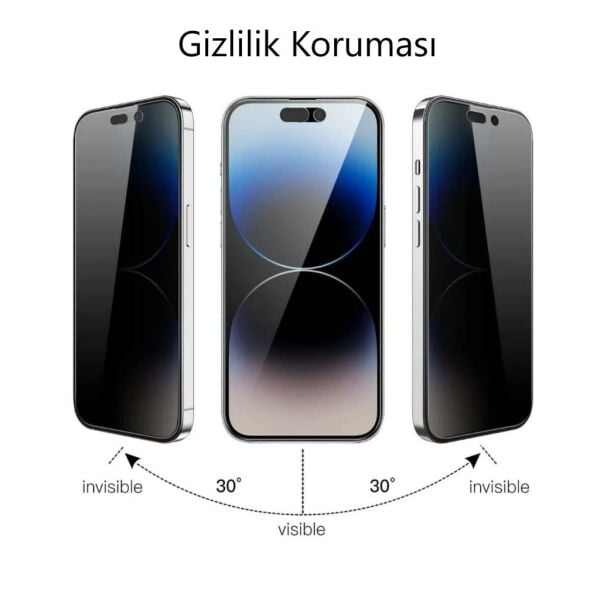 Oppo Reno 14 Pro Hayalet Ekran Koruyucu Gizliliği Korur
