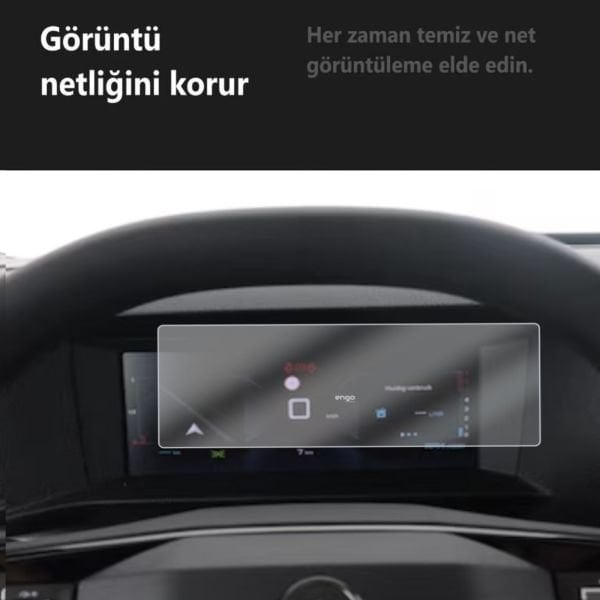 Citroen Jumpy 10 inç Mat Ekran Koruyucu Dijital Gösterge
