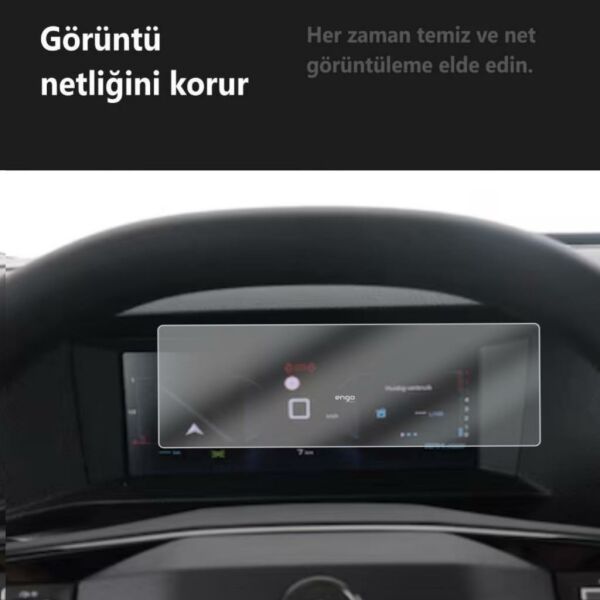 Citroen Spacetourer 10 inç Mat Ekran Koruyucu Gösterge