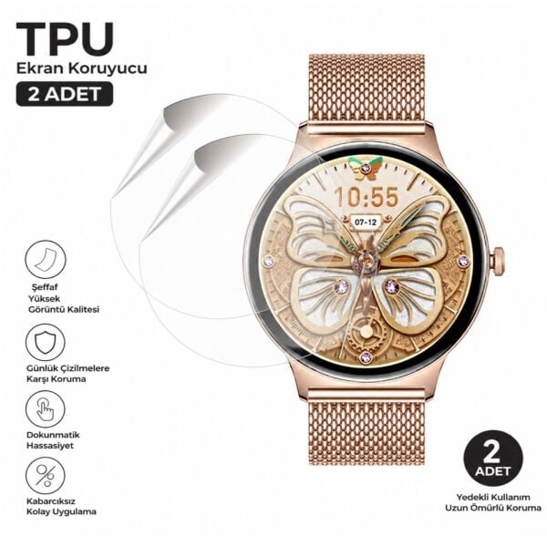 Haino Teko Watch Ultra 5 Ekran Koruyucu TPU Film 2 Adet