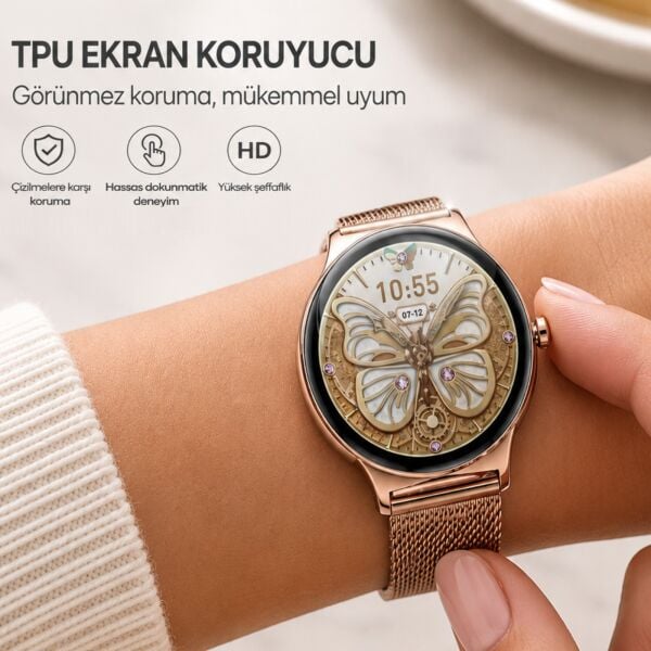 Haino Teko Watch Ultra 5 Ekran Koruyucu TPU Film 2 Adet
