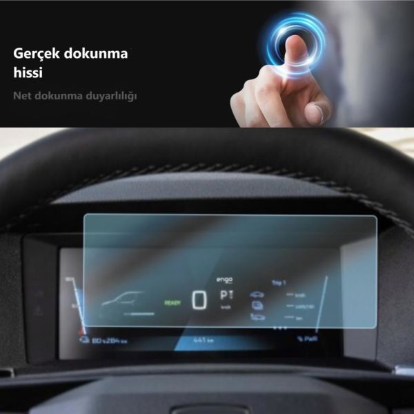 Peugeot Expert Van 10 inç Ekran Koruyucu Dijital Gösterge