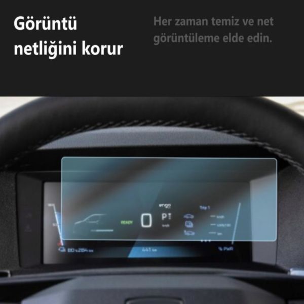 Peugeot Expert Van 10 inç Ekran Koruyucu Dijital Gösterge