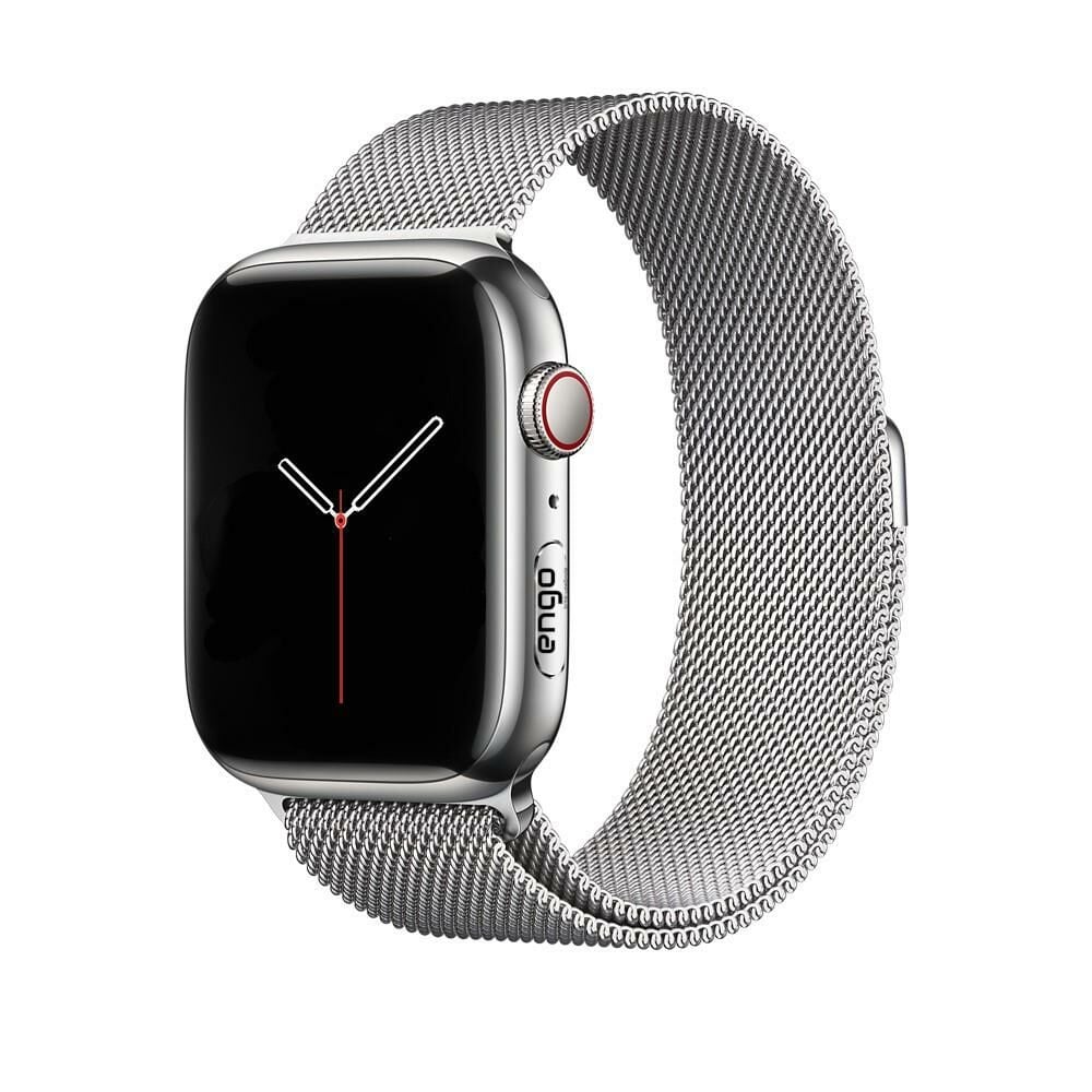 Apple Watch 7 Kordon 41mm Paslanmaz Çelik Manyetik Kapatmalı