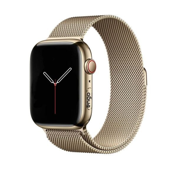 Apple Watch 7 Kordon 45mm Paslanmaz Çelik Manyetik Kapatmalı