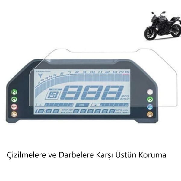Yamaha R3 Ekran Koruyucu Gösterge Nano Parlak Supersport
