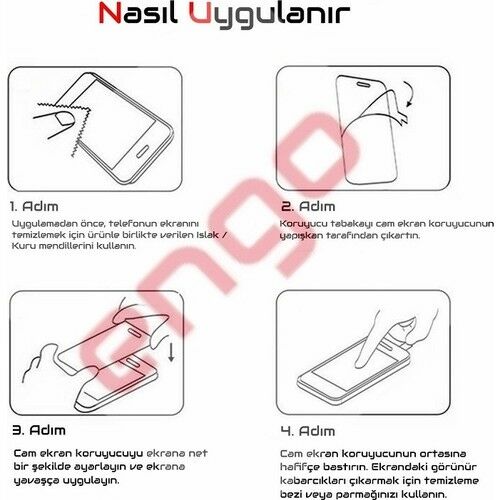 Huawei Mate 10 Lite Ekran Koruyucu 5D Tam Kaplama Cam